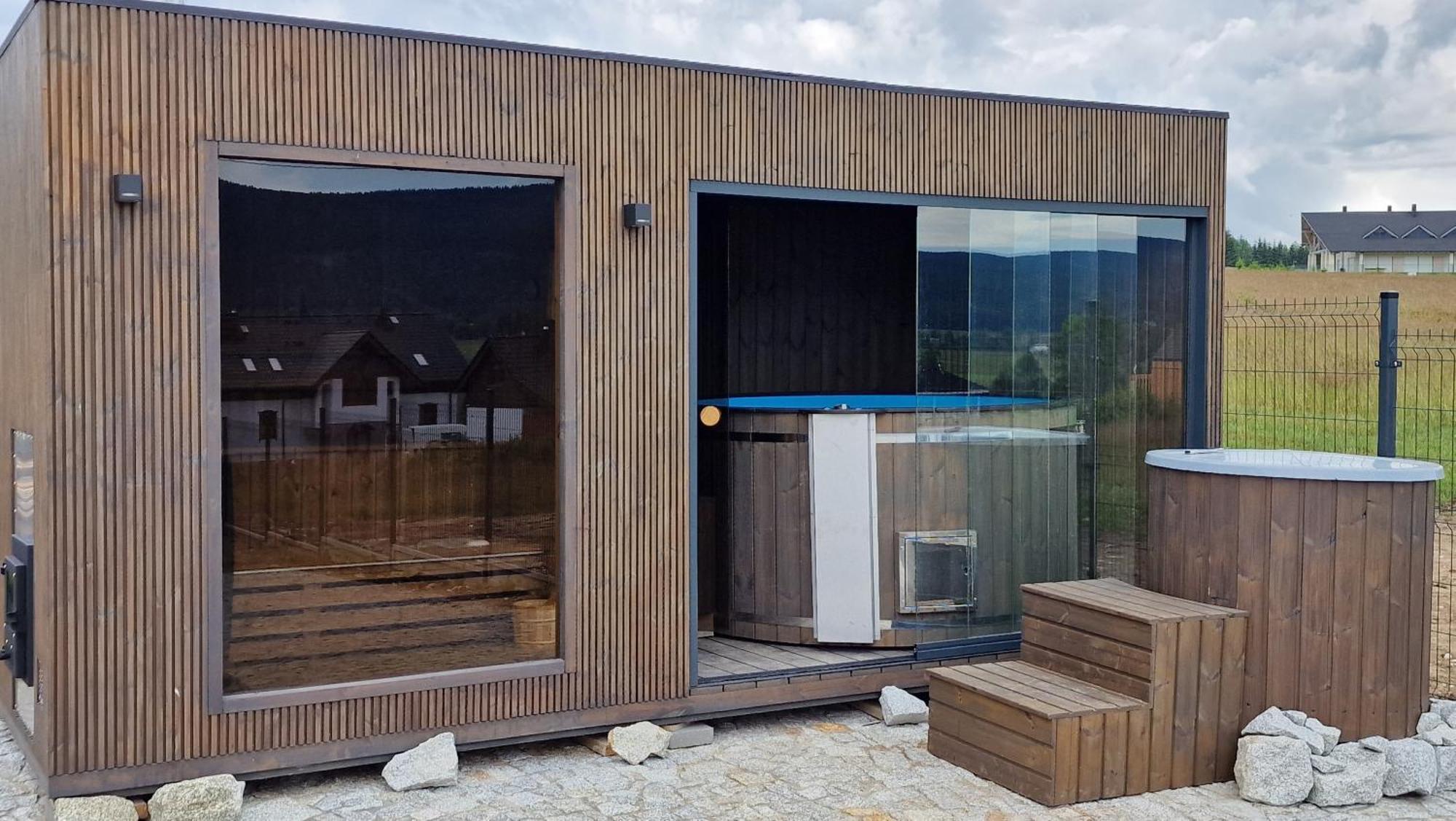 All Season Klimatyzowany Dom Przy Szlaku Z Prywatnym Tarasem I Widokiem Na Gory Orlickie - Sudety Sauna&Jacuzzi, Skalne Miasto Lasowka Exterior foto